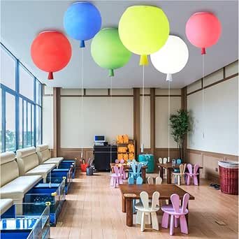 Baloon Ceiling Fiber/ GREEN/WHITE/GREY/ORANGE