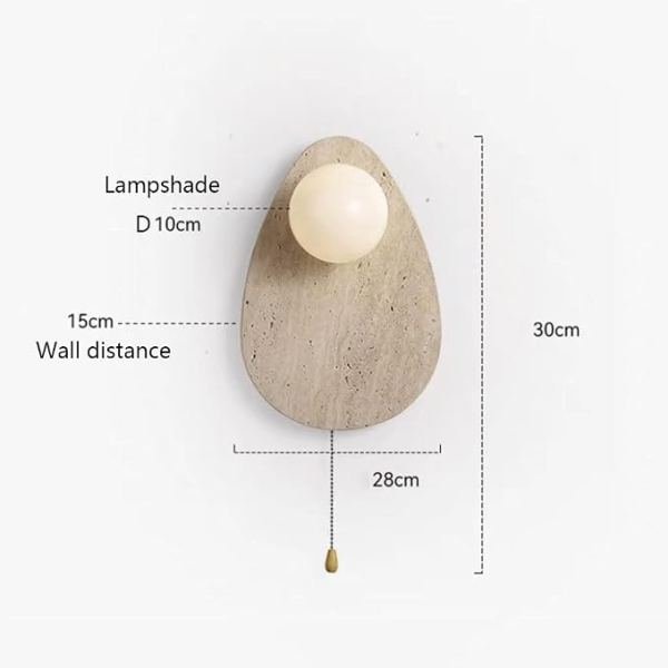 OVAL BASE 1 BALL STONE